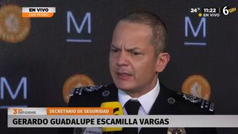 Gerardo Escamilla, secretario de Seguridad / Captura de pantalla