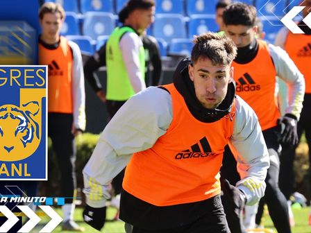 Los felinos viven su última práctica en Nuevo León / @TigresOficial