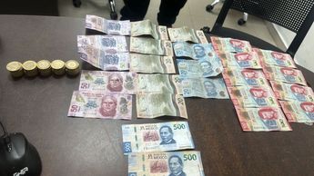 Dinero en efectivo robado por el implicado. | Cortesía