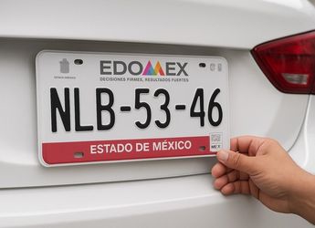 Las placas de automóviles de Edomex tienen una vigencia de 5 años | Especial