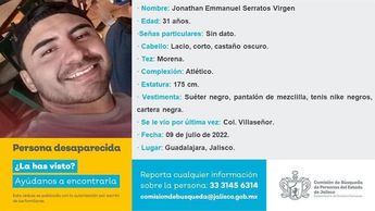 Ficha de búsqueda de Jonathan / Especial