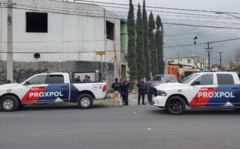 Movilización policiaca en el domicilio de la colonia San Genaro. | Agustín Martínez