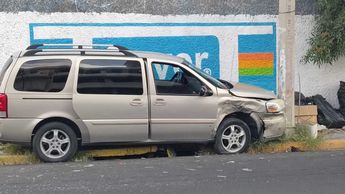 Accidente vial en el Centro de Monterrey. | Agustín Martínez