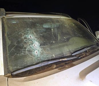Los vehículos mostraban huellas de agresiones con arma de fuego. | Guardia Civil Michoacán