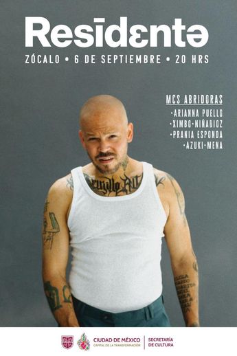 Residente en el Zócalo capitalino este 6 de septiembre | @SeGobCDMX