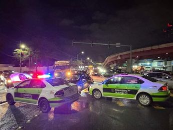 El accidente vial se reportó cerca de las 20:00 horas del viernes. | Leyda Estrada
