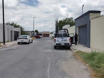Agentes ministeriales y la Policía de Zuazua se encargan de la investigación. | Agustín Martínez