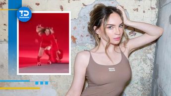 Belinda sufre caída en Fashion Week Milán