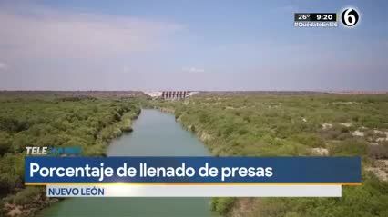 Nivel de presas en Nuevo León no incrementa pese a fuertes lluvias 