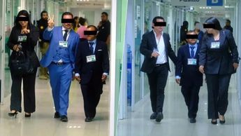Integrantes de Los Alegres del Barranco durante presentaciones a testificar | Especial