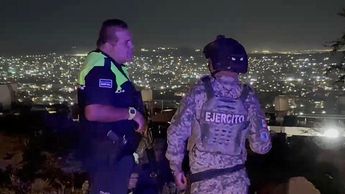 El Ejército Mexicano apoyó con el resguardo de la zona. | Javier León