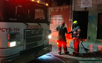 Protección Civil y Bomberos de Zapopan en la zona del incendio / Vicente Torres Alfaro