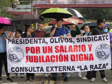 Trabajadores del IMSS se manifestarán por las principales vialidades de la Ciudad de México.