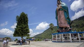 Las personas que visitan Xicotepec pueden ver la imagen de la Virgen de Guadalupe al subir al mirador / Andrés Lobato
