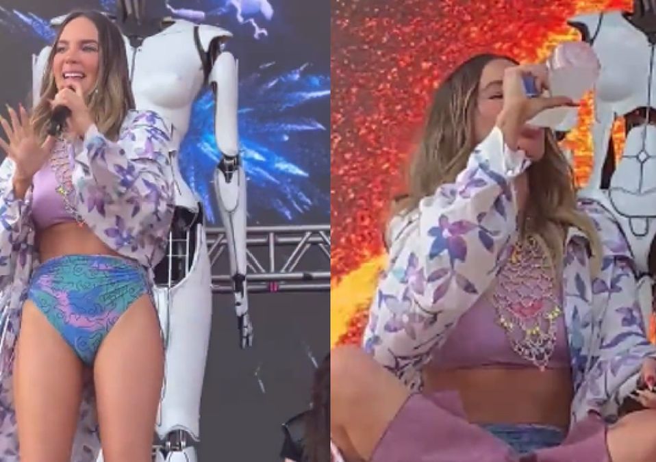 Belinda sufre baja de presión durante presentación en Machaca Fest