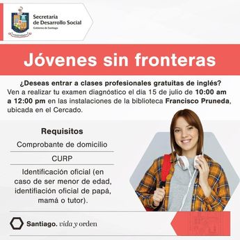 Clases de inglés en Santiago. Cortesía Gobierno de Santiago.