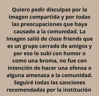 El estudiante publicó un mensaje en redes sociales. | Especial