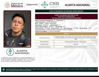Dicha de búsqueda de Lionet Alejandro Martínez Reyes.