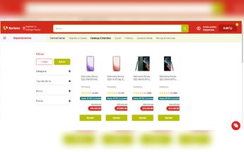 Soriana remata teléfonos Samsung / Captura.