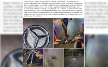 Atropello en avenida Real de Cumbres | Cortesía Facebook