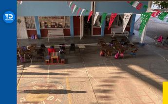 Escuela primaria en colonia Solidaridad sin luz | Fabricio Gallegos