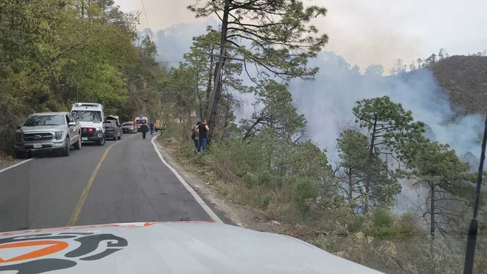 Al lugar acudieron elementos de Protección Civil de Nuevo León y de Santiago / Especial