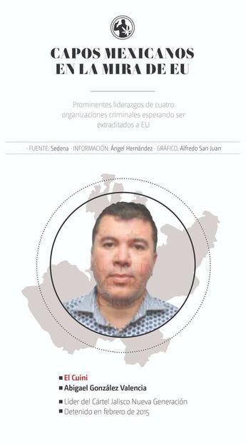 Abigael González alias El Cuini, miembro del Cártel Jalisco Nueva Generación. | Especial