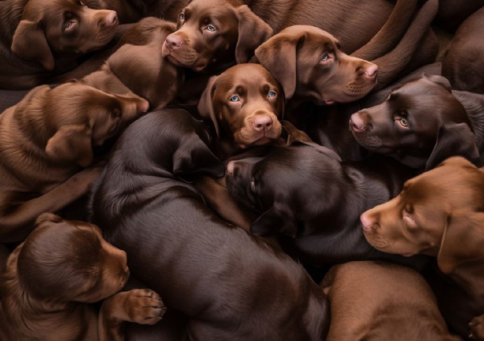 Grupo de perros juntos / Freepik