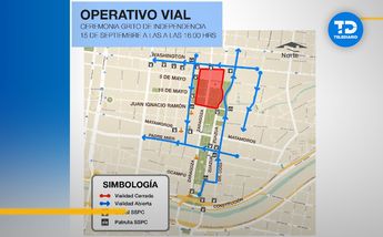 Cierre vial 15 septiembre Monterrey