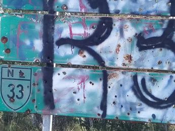 Zona del enfrentamiento armado en el que murió un elemento del Ejército Mexicano. | Agustín Martínez