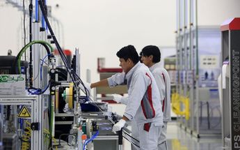 Trabajadores de la planta de Audi México en Puebla | Archivo