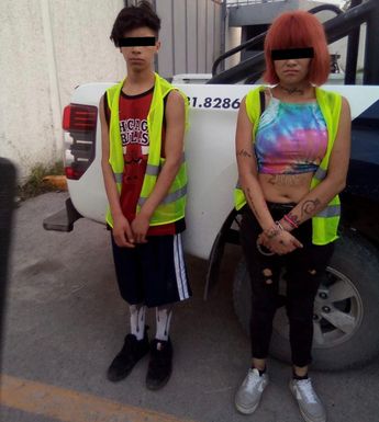 Pareja detenida. | Cortesía
