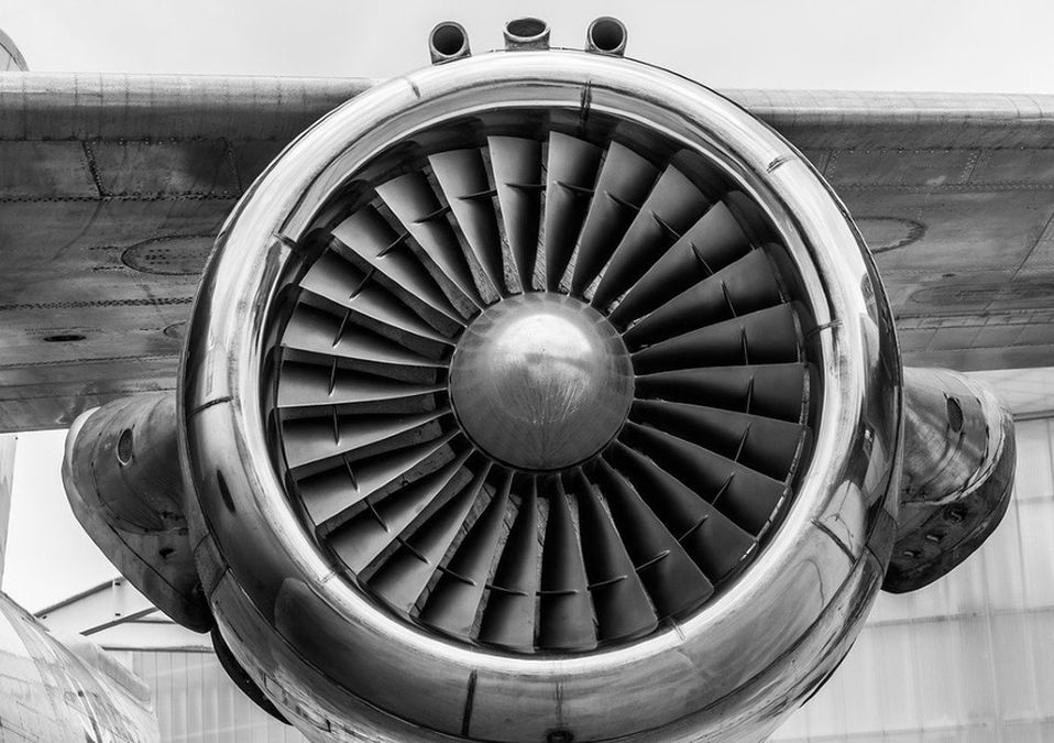 Turbina de avión / Pixabay