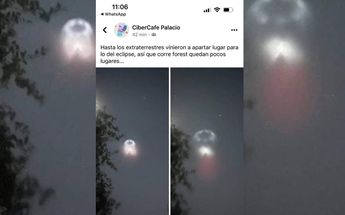 Captan luz en Coahuila y Durango y desatan memes sobre ovnis y el eclipse | Especial