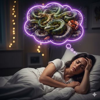 Soñar con serpientes no es "malo", aunque a menudo se siente angustiante porque se usa para simbolizar cosas que te causan ansiedad o miedo. (Gemini)