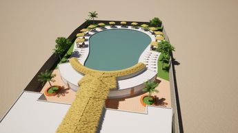Así se verá el parque acuático en Ramos Arizpe.