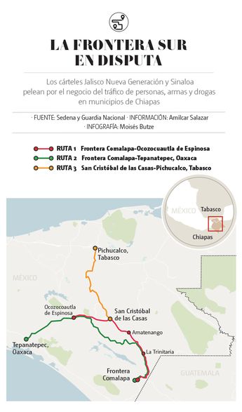 La frontera sur en disputa. | Especial