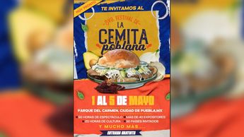 El Parque del Carmen se viste de gala para la 8.ª Edición del Festival de la Cemita Poblana | Festival de la Cemita Poblana