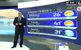 Clima Monterrey jueves 23 de mayo