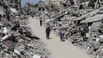 Así luce la Franja de Gaza tras seis meses de guerra con Israel