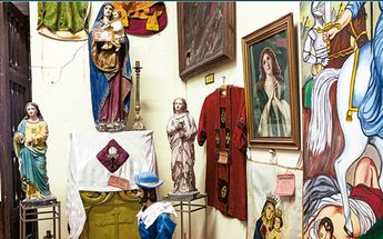 Figuras religiosas que tiene el Museo de Arte Sacro.