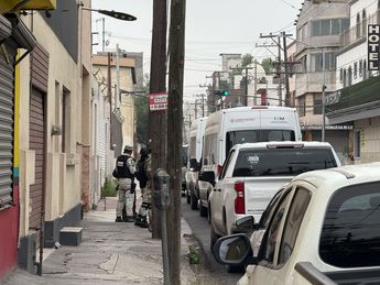 Se observaron camionetas del Instituto Nacional de Migración en el lugar. | Víctor González