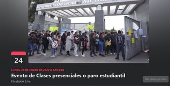 Convocatoria de paro estudiantil BUAP 2022 / Especial
