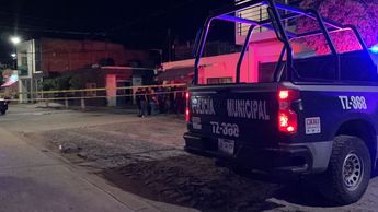 Calle acordonada por asesinato en Tlajomulco / Vicente Torres Alfaro