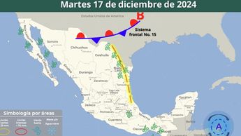 Clima en México por frente frío 15