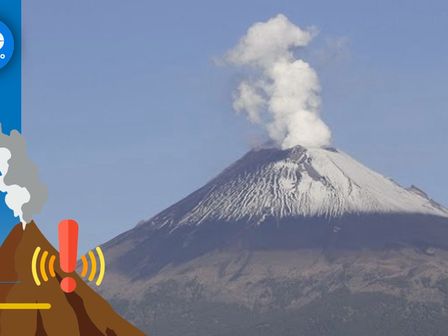 Actividad del Popocatépetl 6 de septiembre de 2024 / Andrés Lobato