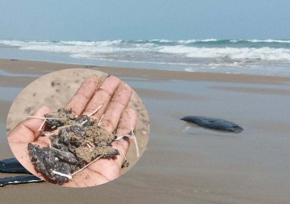 Presencia de chapopote en playas de Matamoros Especial