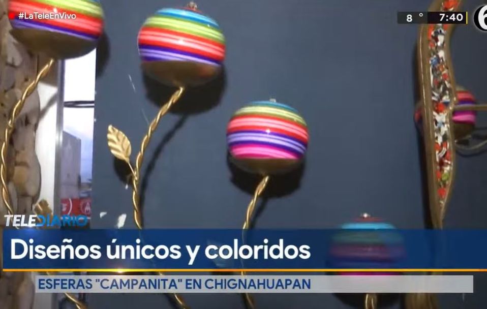 En Esferas Campanita elaboran esferas con diseños únicos y llamativos que son enviados a todo México, LATAM y han llegado hasta el Vaticano.