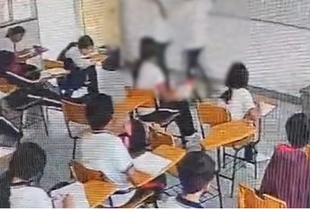 Profesora es apuñalada por su alumno en secundaria de Ramos Arizpe. | Diseño