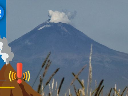Actividad del Popocatépetl 27 de agosto de 2024 / Andrés Lobato